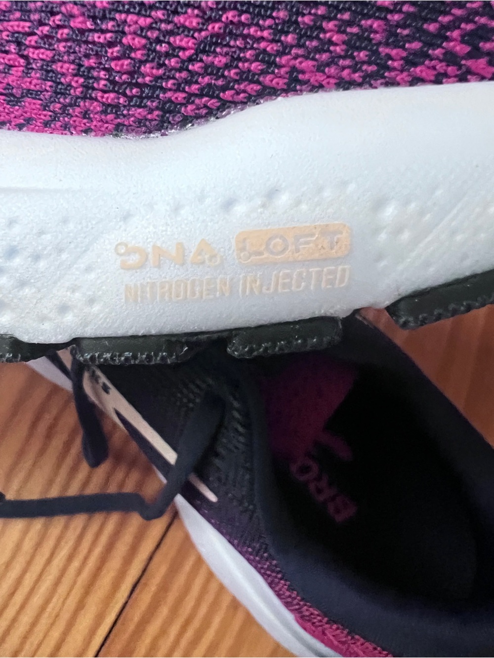 Brooks Ghost 16 Women's Running Shoes Size 7 Wide Peacoat Pink 120407-1D-422 NEW - Picture 7 of 9